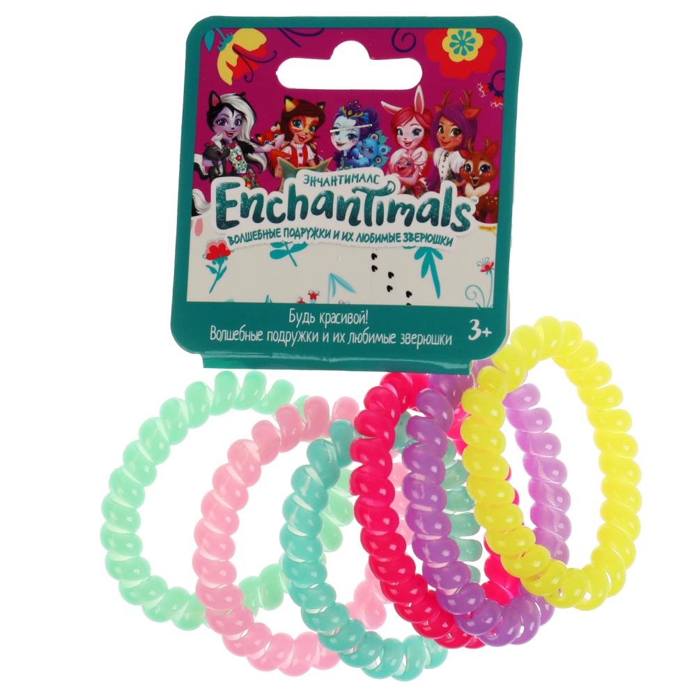 Резинки-пружинки для волос Энчантималс 6шт Hairbobbles6-EN1 ТМ Милая Леди - Йошкар-Ола 