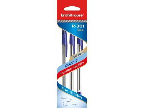 Ручка R-301 шариковая синяя 42618 "Classic" 1.0 Stick Erich Krause 172124 - Бугульма 