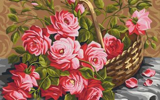 Картина "Розы из сада" рисование по номерам 50*40см КН5040091 - Елабуга 