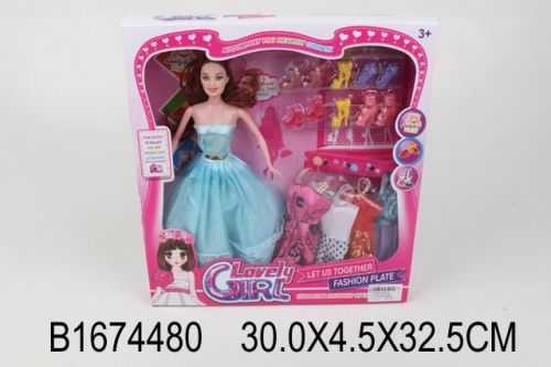 Кукла 9430D модель с аксессуарами в коробке 1674480