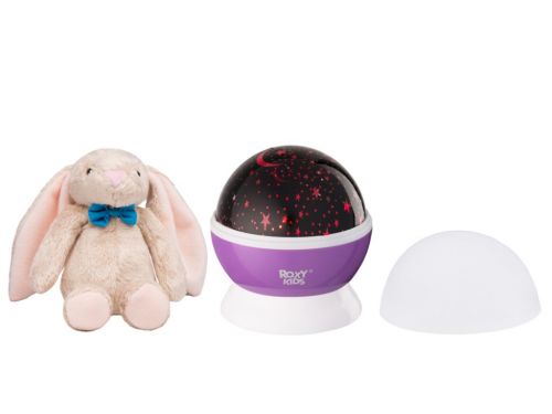 Ночник-проектор R-NL0022 звездного неба с игрушкой Bunny - Волгоград 