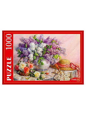 Пазл 1000эл Аромат сирени РУКП1000-2023 Ppuzle Рыжий кот - Елабуга 