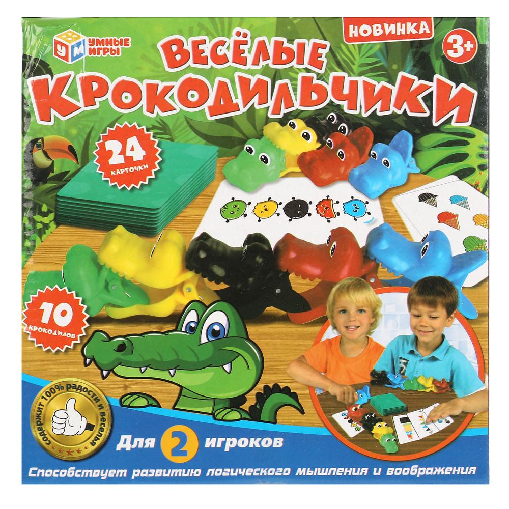 Игра настольная 2002К346-R Веселые крокодильчики ТМ Умные игры - Казань 