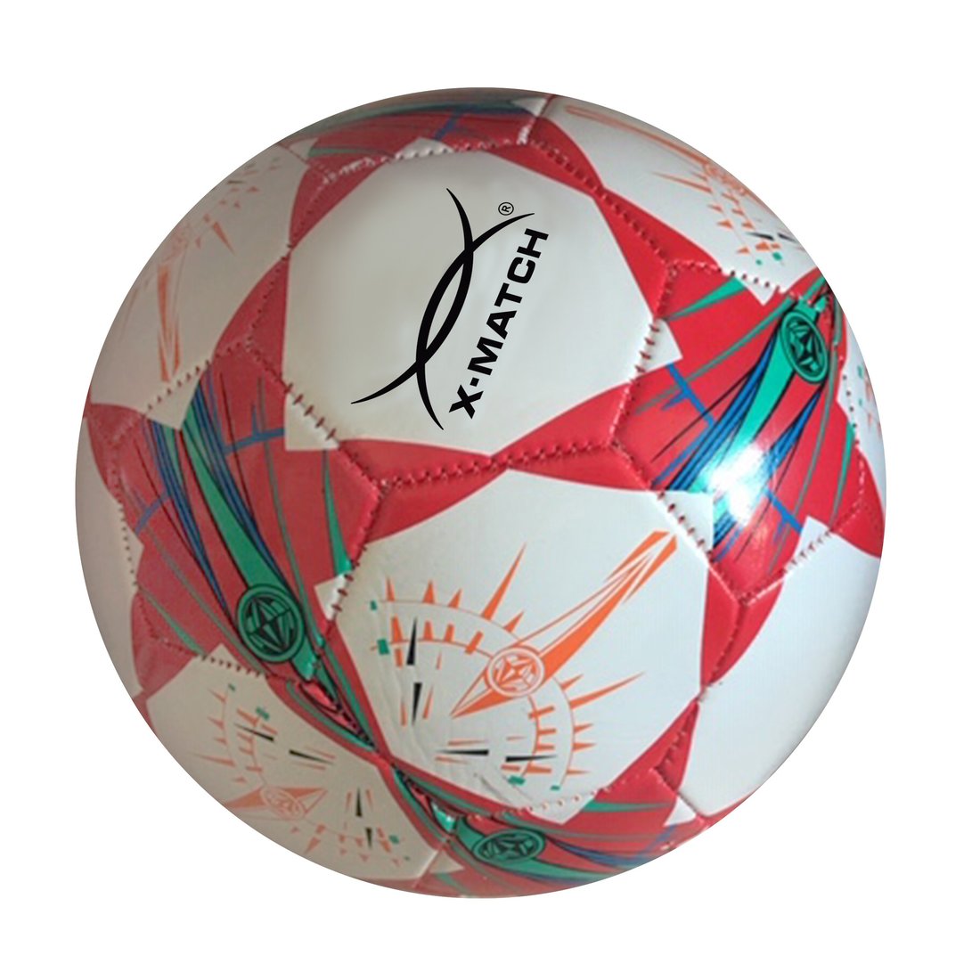 Мяч 56501 футбольный X-Match Звезды 1 слой PVC 1,6мм - Елабуга 