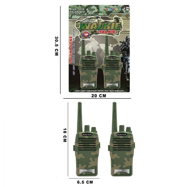 Набор из 2-х раций JWJ-005A на батарейках P722-H33028 в блистере - Тамбов 