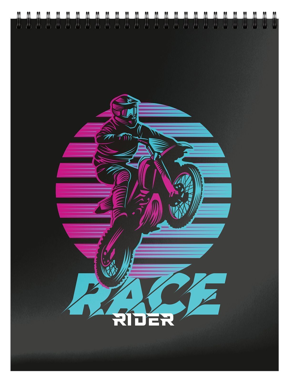 Блокнот А6 40л Race Rider БЛ6-РР - Нижнекамск 