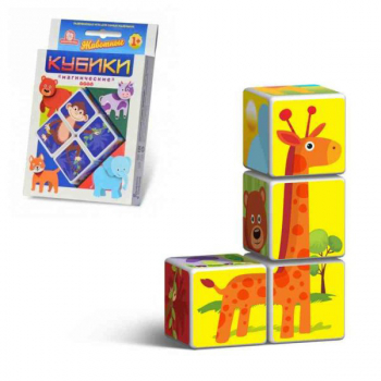 Кубики 1192 "Животные" магнические тип2 Татой - Йошкар-Ола 