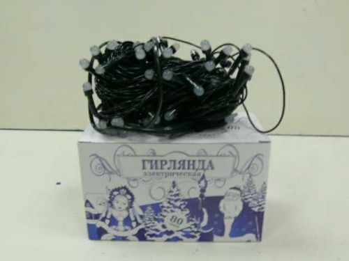 Э/гирлянда 101972 елочная 80 неон бел LED в/к 502975 - Елабуга 