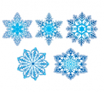 Снежинка 10-10.02 в ассортименте картон Миленд - Пенза 