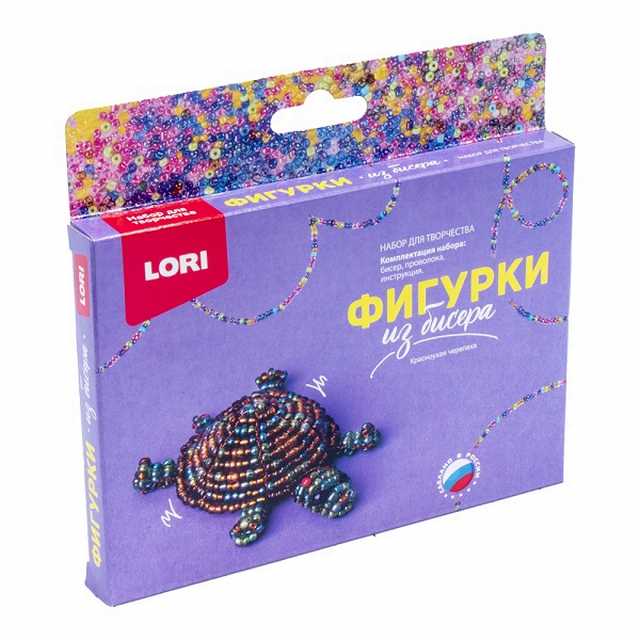 Фигурка из бисера Бис-094 Красноухая черепаха Лори - Бугульма 