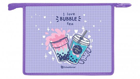 Папка для тетрадей BUBBLE TEA 1 отделение А5 ПТКМ1А5-ББТ Schoolformat - Уфа 