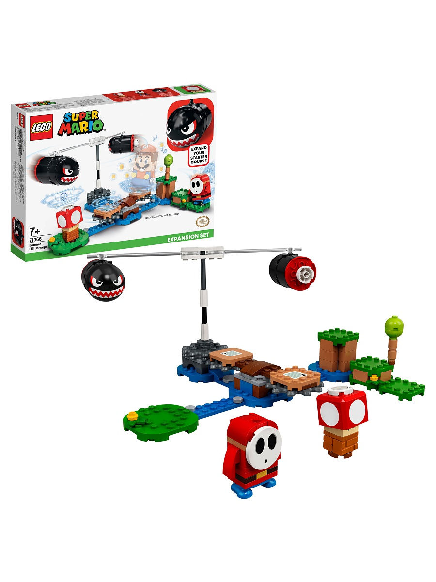 LEGO Super Mario 71366 Конструктор Марио Огневой налет Билла-банзай.Дополнительный набор - Нижнекамск 