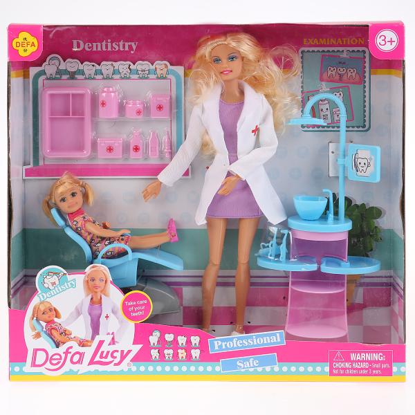 Набор кукол 2шт 8408 аксессуарами в коробке Defa Lucy - Оренбург 