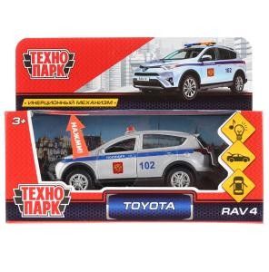 А/м RAV4-P-SL металл Toyota RAV4 полиция 12см ТМ Технопарк 259951