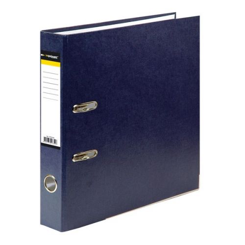 Папка-регистратор OP9050B inФОРМАТ А4 синий картон 55 мм метал.окант. 047441 Р