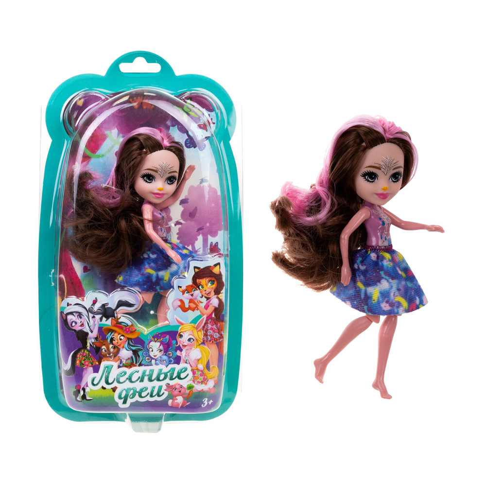 Кукла Т24021 Лесные феи с фиолетовыми волосами 16см - Уральск 