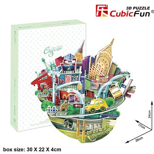 Cubic Fun OC3203h Кубик фан Городской пейзаж - Нью-Йорк - Санкт-Петербург 