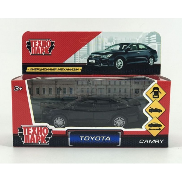 А/м 278681 Toyota Camry-BK цвет черный 12см металл ТМ Технопарк - Елабуга 