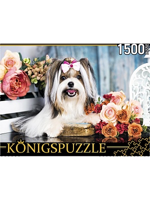Пазл 1500эл Йоркширский терьер в цветах ШТК1500-0673 Konigspuzzle Рыжий кот - Елабуга 