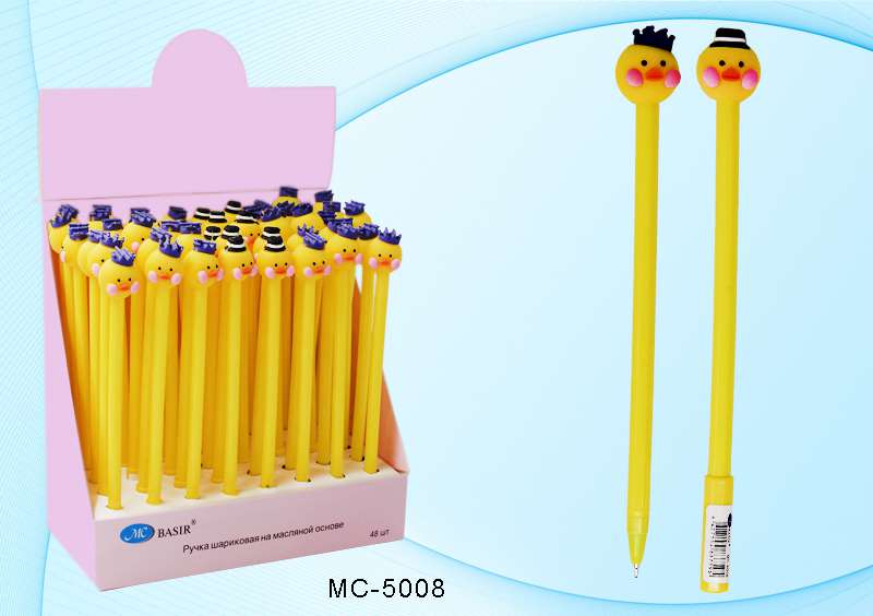 Ручка шариковая с чернилами синий МС-5008 Цыпленок - Пенза 