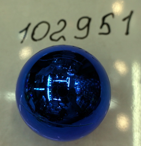 Набор 6 синих шаров 10см 102971 в пакете - Магнитогорск 