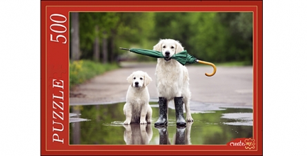 Пазл 500эл Собаки с зонтом ГИ500-7902 Рыжий кот - Орск 