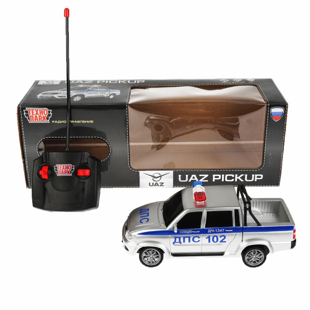 Машина PICKUP-20L-POL-GY на радиоуправлении UAZ PICKUP полиция 20см серый ТМ Технопарк 325160 - Заинск 