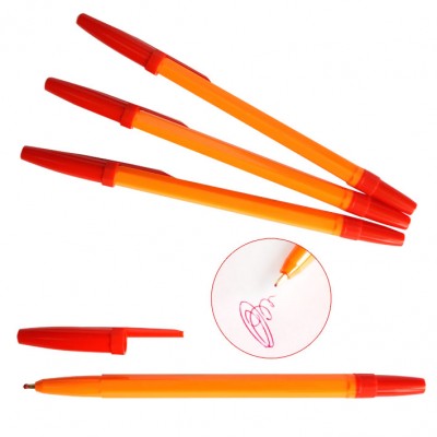 Ручка GL51-2 красный стержень 1,00мм - Томск 