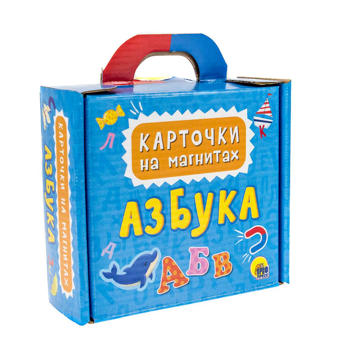 Карточки на магнитах 30736-4 Азбука в чемоданчике Проф-Пресс - Москва 