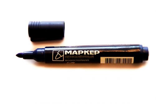Маркер перман 8004 черный 5 мм JO/12 58191 Р ПРОДАЖА УПАКОВКОЙ - Пермь 