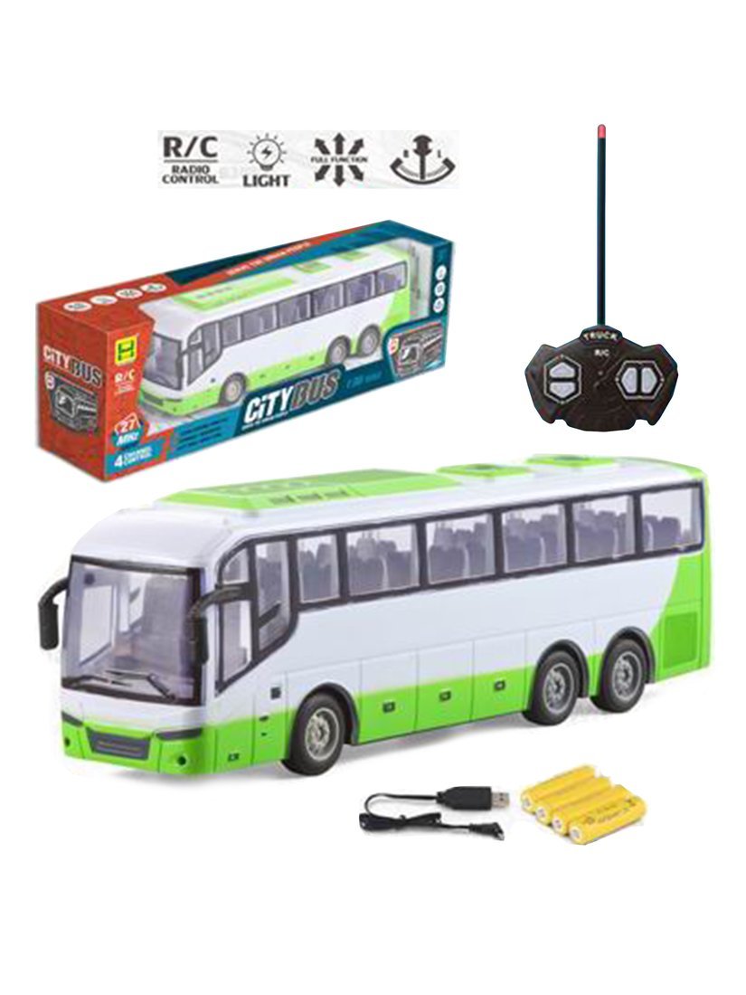 Машина SH091-349B Автобус радиоуправляемый аккум USB шнур 4 канала - Елабуга 