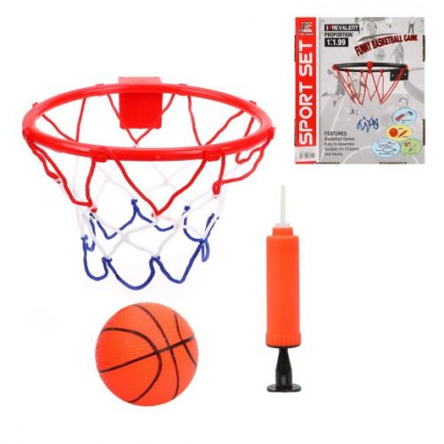 Набор для игры YC865Y-2 в баскетбол "Профи" кольцо металл 23 см+ мяч+ насос с иглой - Йошкар-Ола 