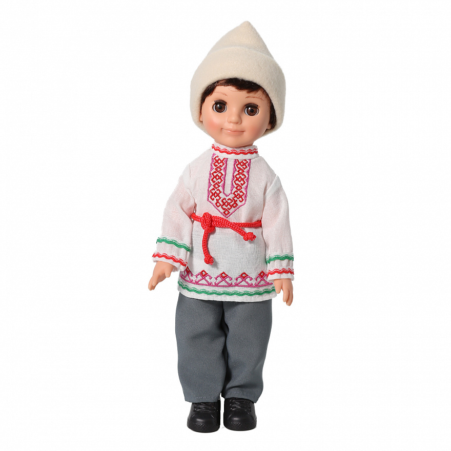 Кукла Мальчик в марийском национальном костюме В3917 Весна, Киров - Елабуга 