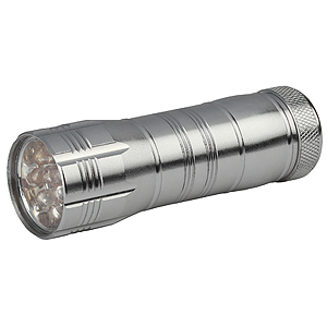 Фонарик Трофи TM12-BL ручной 12LED 3xR03 металл - Уфа 