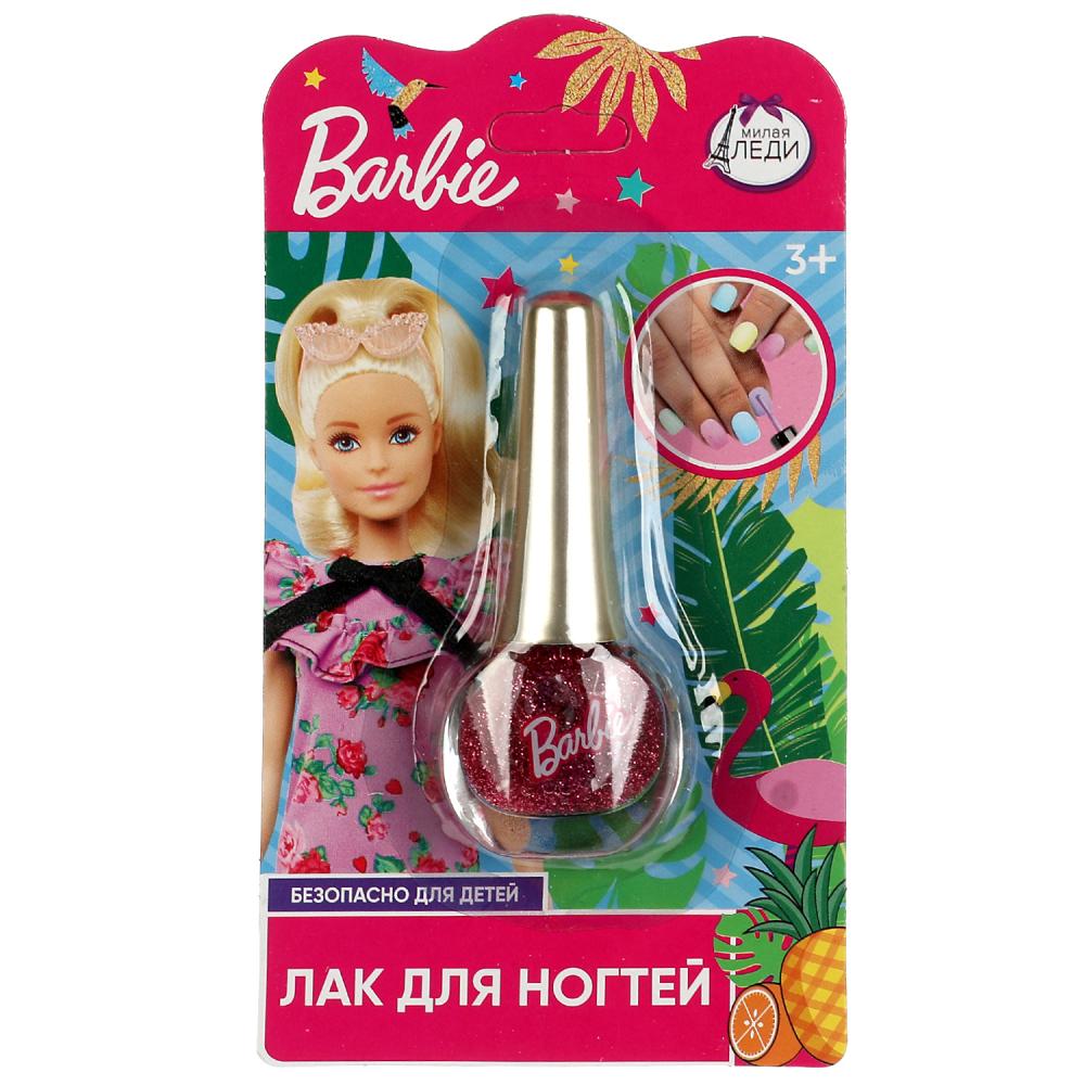 Лак для ногтей 75960-BAR Барби розовый с блестками ТМ Милая леди 337566 - Йошкар-Ола 