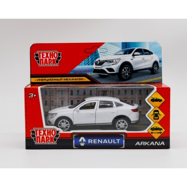 А/м 313455 Renault arkana 12см белый ARKANA-12-WH ТМ Технопарк - Самара 