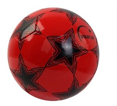 Мяч Е5121 футбольный размер 5 красный/черный Рыжий Кот - Уральск 