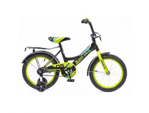 Велосипед BlackAqua 1805-Т /2018/ светящиеся колесами (черно-лимонный) НН-1805