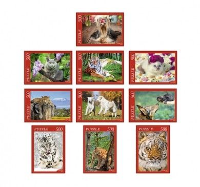 Пазл 500эл "МИКС-15. Мир животных" П500-8103 Рыжий кот - Нижнекамск 