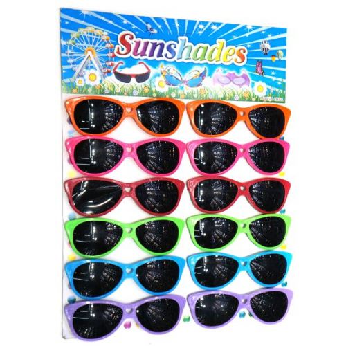 Очки SGL-824 солнцезащитные пластик 1/12шт цвет ассорти в пакете - Самара 
