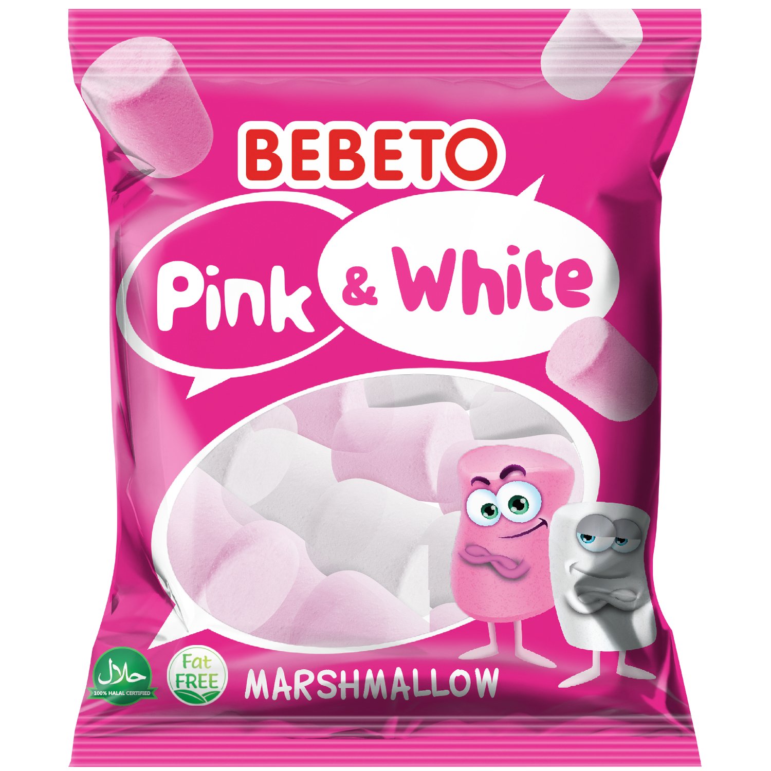 Bebeto Суфле Маршмеллоу 13024359 Pink&White 30гр - Бугульма 