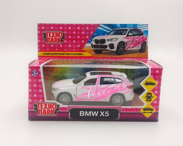 Машина X5-12GRL-WH металл BMW X5 12см для девочек ТМ Технопарк 345168 - Москва 