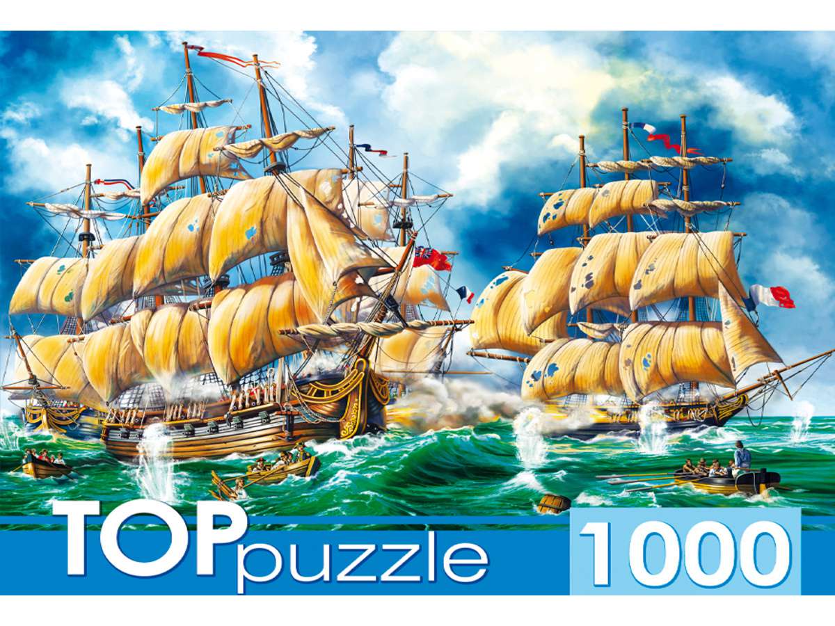 Пазлы 1000эл Битва кораблей ХТП1000-2175 Рыжий кот - Йошкар-Ола 