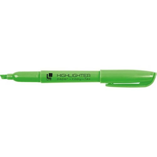 Маркер FLM02G тонкий  LITE, 1-5мм, зеленый скошенный - Орск 