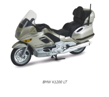 Welly 12147PW Мотоцикл Motorcycle BVW K1200LT металл - Саратов 