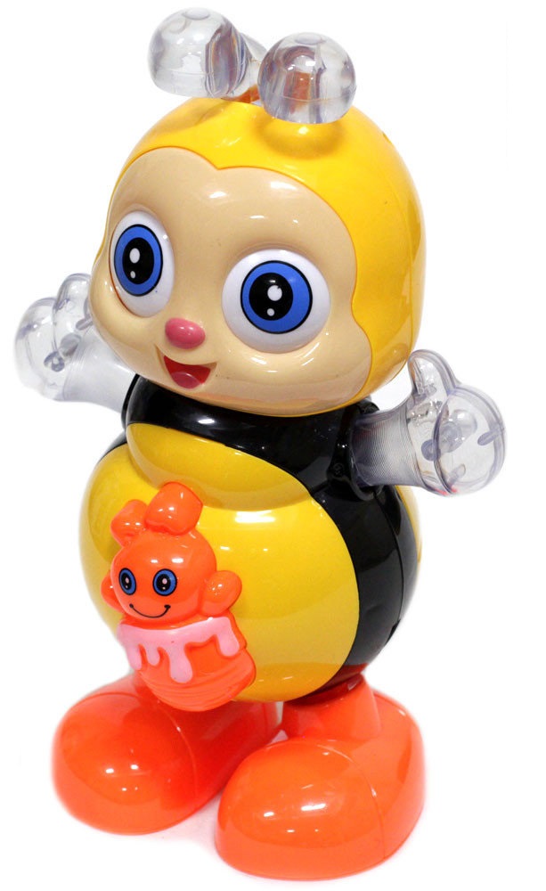 Игрушка YJ-3006 "Пчелка" танцует со светом и звуком в коробке - Елабуга 