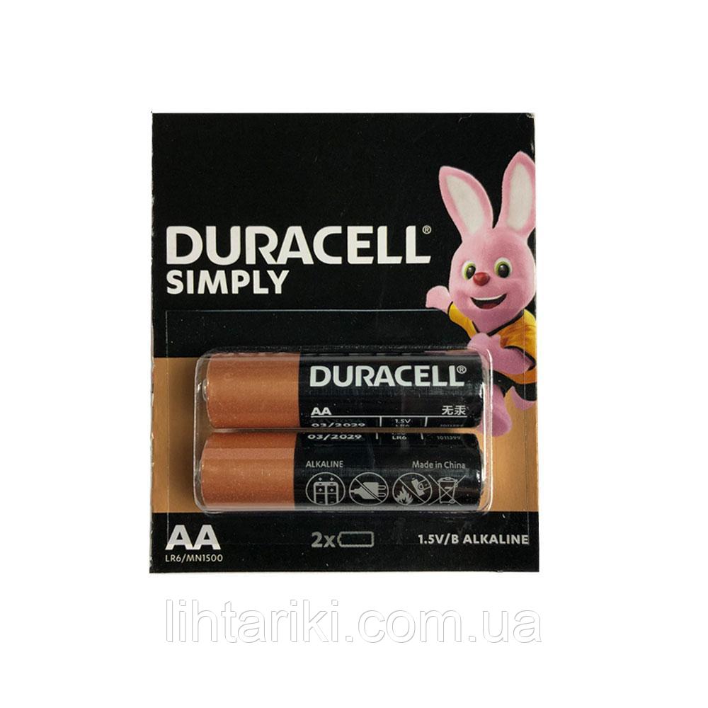 Батар Duracell Simply LR06 AА BL2 5010608 - Бугульма 