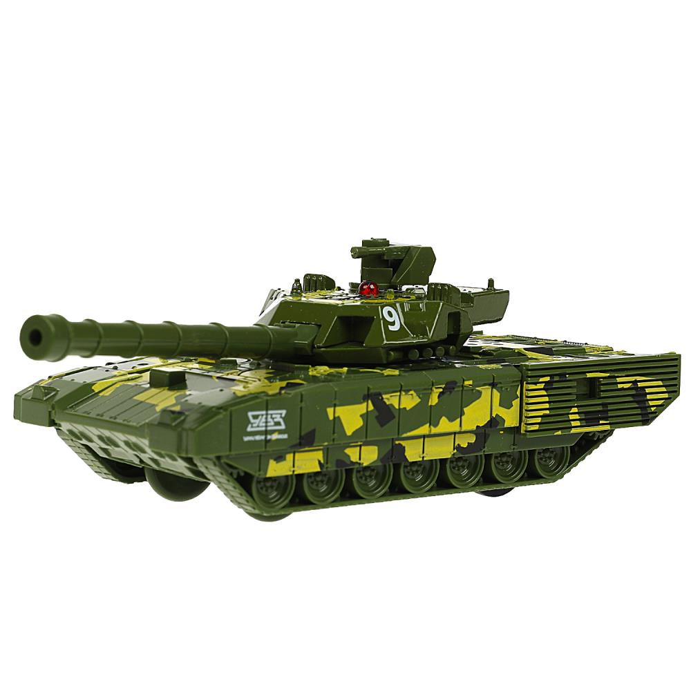 Машина ARMATA-12MIL-GN металл Армата танк Т-14 инерция 12см камуфляж ТМ Технопарк 358849 - Самара 