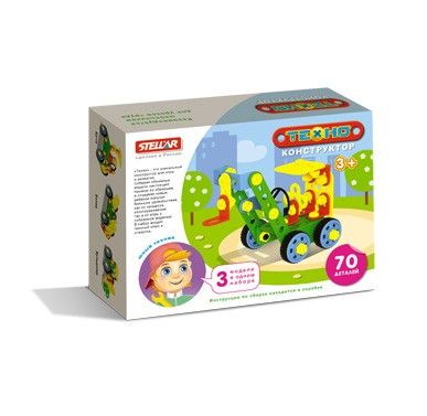 Конструктор 02035  "Кран" 70дет Стеллар - Йошкар-Ола 