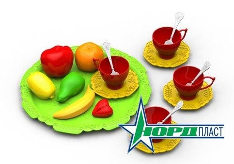 Посуда 623 чайный "волшебная хозяюшка" и фрукты 157452 нордпласт Р - Йошкар-Ола 